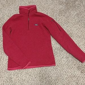 Red Patagonia Half Zip